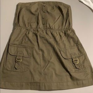 Olive Green  Tube Top